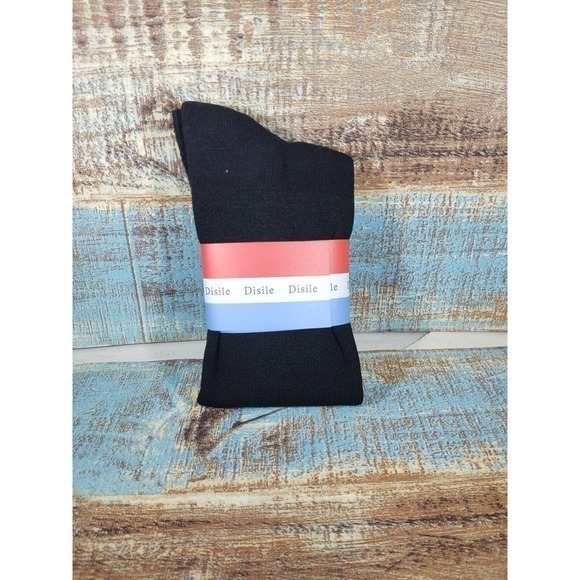 Soccer Socks Medium Disile Socks Black W White Stripe Socks - Women’s‎ Or Youth￼ - Picture 2 of 2